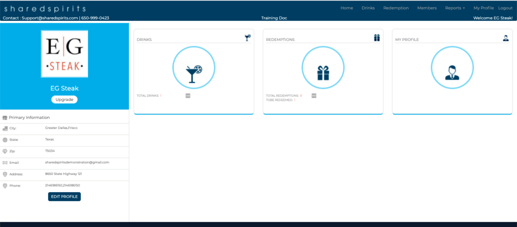 merchant dashboard