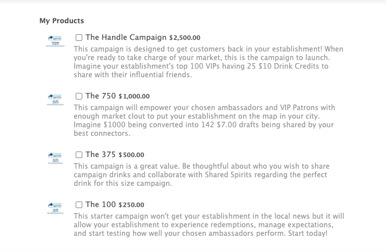 Program Payment Options