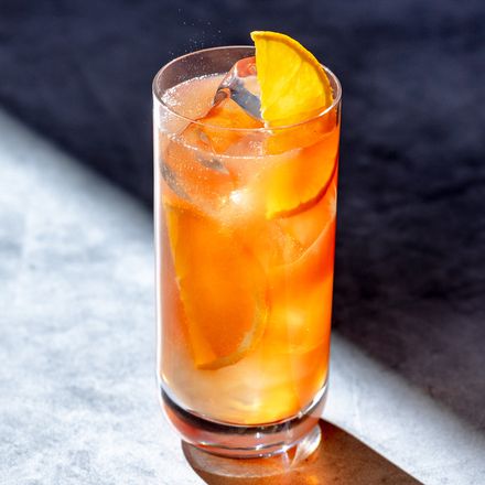 Tequila Sunrise cocktail with tequila, orange juice, and grenadine